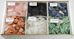 6 Piece untumbled stones set 5 lb - Click Image to Close