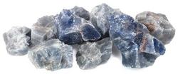 1 lb Blue Calcite untumbled stones - Click Image to Close