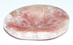 Calcite, Strawberry worrystone - Click Image to Close