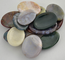 Jasper Worry stone - various Colors & Patterns - Click Image to Close