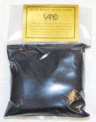 1 Lb Black incense burner sand