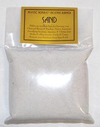 1 Lb White incense burner sand