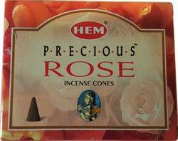 Precious Rose HEM cone 10 cones - Click Image to Close