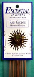 Rain Goddess escential essences incense sticks 16 pack