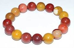 12mm Mookaite bracelet - Click Image to Close