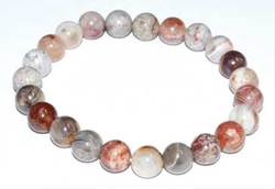 8mm Agate, Laguna Lace bracelet - Click Image to Close