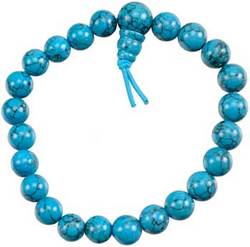 Turquoise (synthetic) Power bracelet