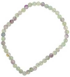 4mm Fluorite stretch bracelet