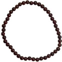 4mm Garnet stretch bracelet - Click Image to Close