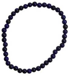 4mm Lapis stretch bracelet - Click Image to Close