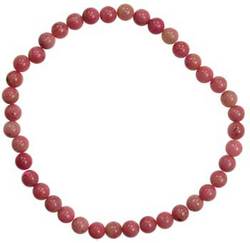 4mm Rhodonite stretch bracelet - Click Image to Close