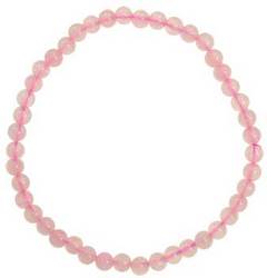 4mm Rose Quartzstretch bracelet - Click Image to Close