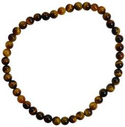 4mm Tiger Eye stretch bracelet - Click Image to Close