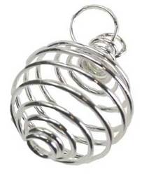 1" Silver Plated coil - Click Image to Close