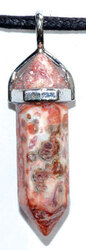 Assurance (leopard jasper) double terminated