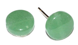 Green Aventurine stud earrings