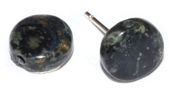 Kambaba Jasper stud earrings