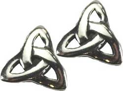 Triquetra Post earrings