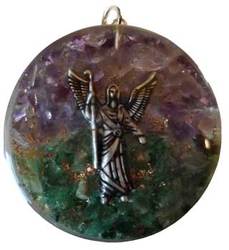 1 1/2" Raphael Orgone Amethyst & Green Aventurine - Click Image to Close