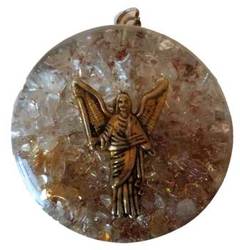 1 1/2" Uriel Orgone Quartz & Citrine - Click Image to Close