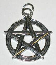 Pentacle pendant sterling