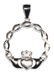 3/4" Claddah sterling pendant - Click Image to Close