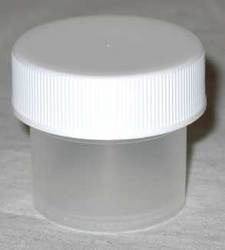 Plastic Wide Top Bottle 1/4oz (2 dram) - Click Image to Close