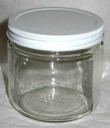 Clear Glass Jar 16 oz