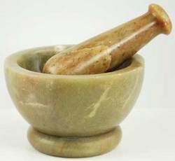 Soapstone mortar & pestle Set