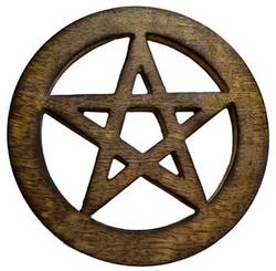 Pentagram altar tile 4" - Click Image to Close