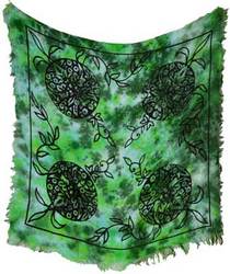 18"x18" Green Man altar cloth - Click Image to Close