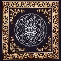 18"x18" Geometric Design altar cloth - Click Image to Close