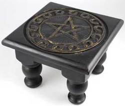 6"x6" Pentagram altar table