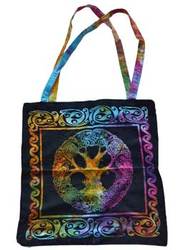 18" x 18" Mandala Tree Tote Bag - Click Image to Close