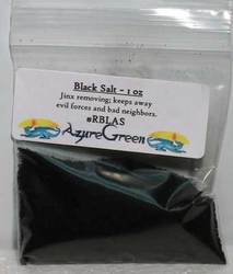 1 oz Black Salt Packet