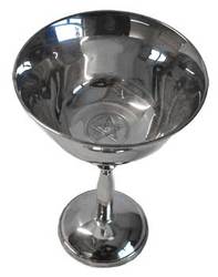 5 3/4" inside Pentagram chalice