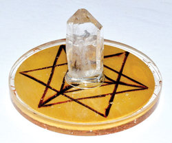 Merkaba Orgone Crystal Grid Charger - Click Image to Close