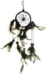 2 1/2" Black dream catcher