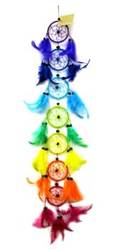 3' Chakra dream catcher - Click Image to Close