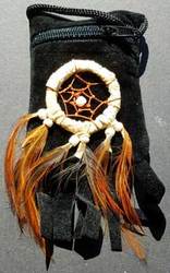 Black bag dream catcher