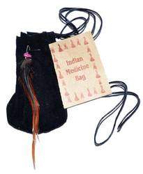 3" Medicine Dream bag Black - Click Image to Close