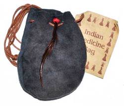 3" Medicine Dream bag Grey - Click Image to Close