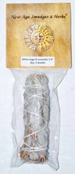 3" White Sage & Lavender smudge stick - Click Image to Close