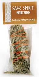 Sage & Pinion Pine smudge stick 5" - Click Image to Close