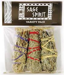 Variety smudge stick 3-Pack 5"