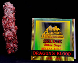 Dragons Blood & White Sage smudge stick 3-4"