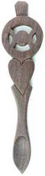 Triple Moon Ritual Sheesham Wood Spoon - Click Image to Close