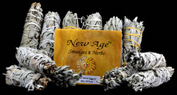 White Sage smudge stick 12pk 3 1/2"