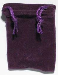 Purple Velveteen Bag - Click Image to Close