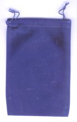 Blue Velveteen Bag